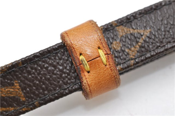 Authentic Louis Vuitton Monogram Brown Shoulder Strap 39.4-46.1" LV 5102D