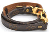 Authentic Louis Vuitton Monogram Brown Shoulder Strap 39.4-46.1" LV 5102D