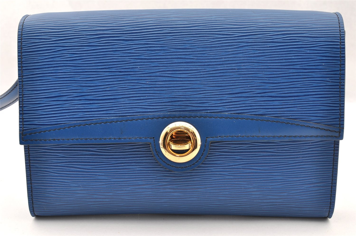 Authentic Louis Vuitton Epi Arche 2Way Shoulder Bag Blue M52575 LV Junk 5102I