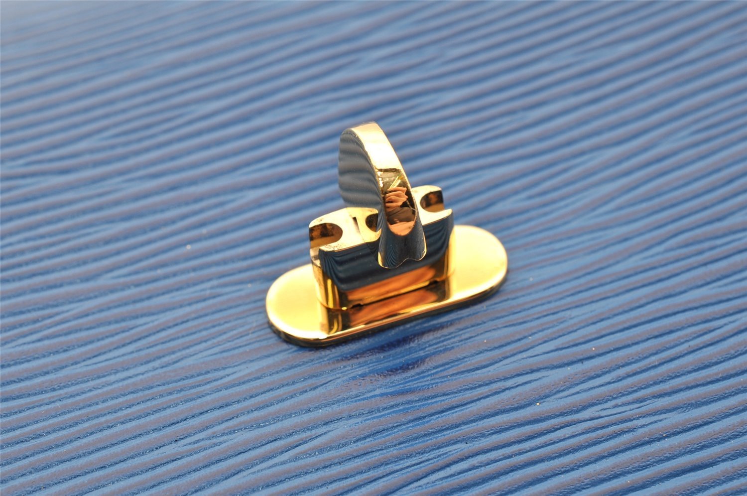 Authentic Louis Vuitton Epi Arche 2Way Shoulder Bag Blue M52575 LV Junk 5102I