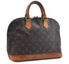 Authentic LOUIS VUITTON Monogram Alma Hand Bag M51130 LV 5103C