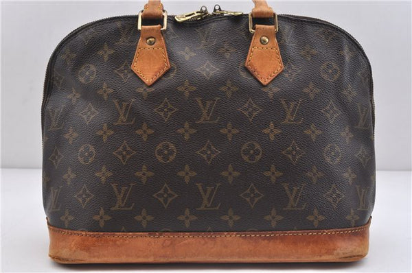 Authentic LOUIS VUITTON Monogram Alma Hand Bag M51130 LV 5103C