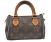 Authentic Louis Vuitton Monogram Mini Speedy Hand Bag Purse Old Model LV 5103I