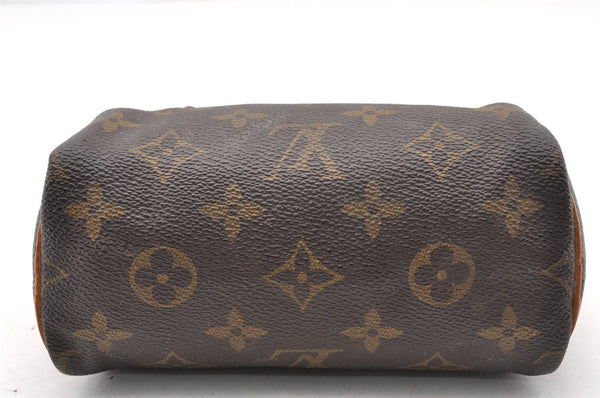 Authentic Louis Vuitton Monogram Mini Speedy Hand Bag Purse Old Model LV 5103I