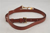 Authentic Louis Vuitton Leather Shoulder Strap Brown 39.4-46.5" LV 5105D