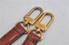 Authentic Louis Vuitton Leather Shoulder Strap Brown 39.4-46.5" LV 5105D
