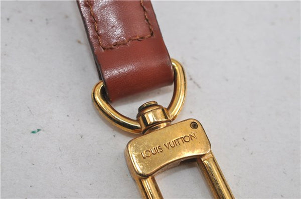 Authentic Louis Vuitton Leather Shoulder Strap Brown 39.4-46.5" LV 5105D
