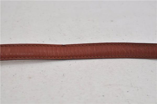 Authentic Louis Vuitton Leather Shoulder Strap Brown 39.4-46.5" LV 5105D