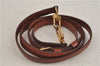 Authentic Louis Vuitton Leather Shoulder Strap Brown 39.4-46.5" LV 5105D