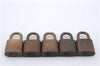 Authentic Louis Vuitton Padlock & Keys 10Set LV 5106D