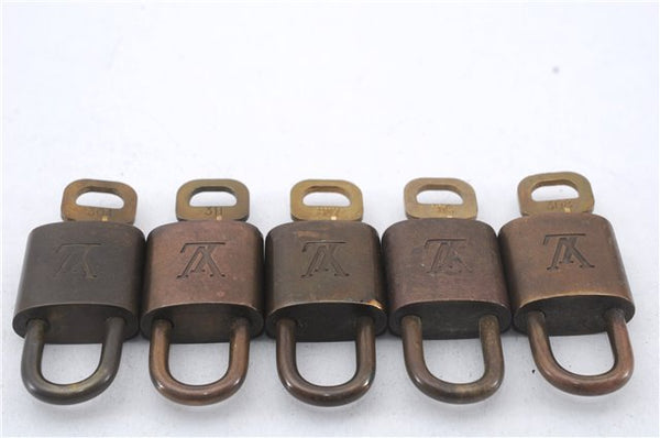 Authentic Louis Vuitton Padlock & Keys 10Set LV 5106D