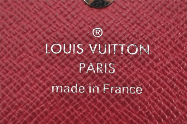 Authentic Louis Vuitton Epi Portefeuille Emilie Wallet Orange M60853 LV 5106F