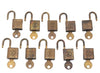 Authentic Louis Vuitton Padlock and Key 10Set Old Model LV 5108D