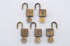 Authentic Louis Vuitton Padlock and Key 10Set Old Model LV 5108D