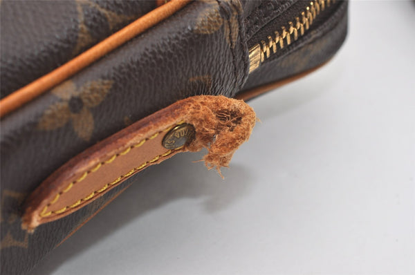 Authentic Louis Vuitton Monogram Danube Shoulder Cross Bag M45266 LV Junk 5108I