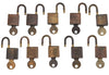 Authentic Louis Vuitton Padlock and Key 10Set Old Model LV 5109D