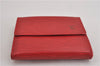 Authentic Louis Vuitton Epi Porte Monnaie Billets Cartes Credit Wallet Red 5109F