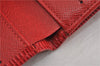 Authentic Louis Vuitton Epi Porte Monnaie Billets Cartes Credit Wallet Red 5109F