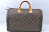 Authentic Louis Vuitton Monogram Speedy 35 Hand Boston Bag M41524 LV 5110B