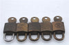 Authentic Louis Vuitton Padlock and Key 10Set Old Model LV 5110D