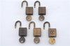 Authentic Louis Vuitton Padlock and Key 10Set Old Model LV 5110D