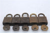 Authentic Louis Vuitton Padlock and Key 10Set Old Model LV 5110D