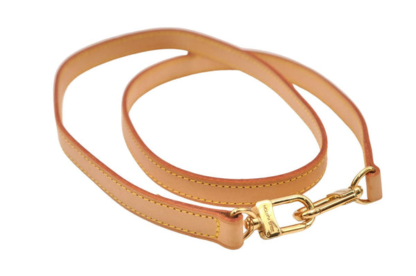 Authentic Louis Vuitton Leather Shoulder Strap Beige 38.2" LV 5110E