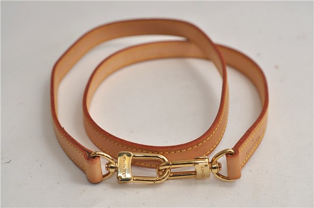 Authentic Louis Vuitton Leather Shoulder Strap Beige 38.2