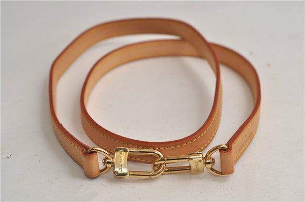 Authentic Louis Vuitton Leather Shoulder Strap Beige 38.2" LV 5110E