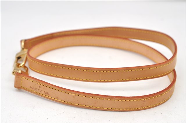 Authentic Louis Vuitton Leather Shoulder Strap Beige 38.2