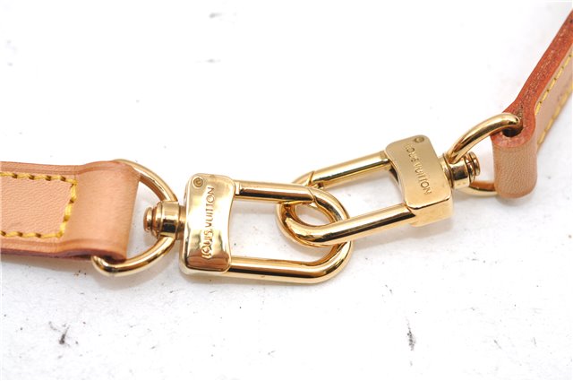 Authentic Louis Vuitton Leather Shoulder Strap Beige 38.2