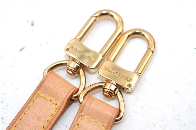 Authentic Louis Vuitton Leather Shoulder Strap Beige 38.2