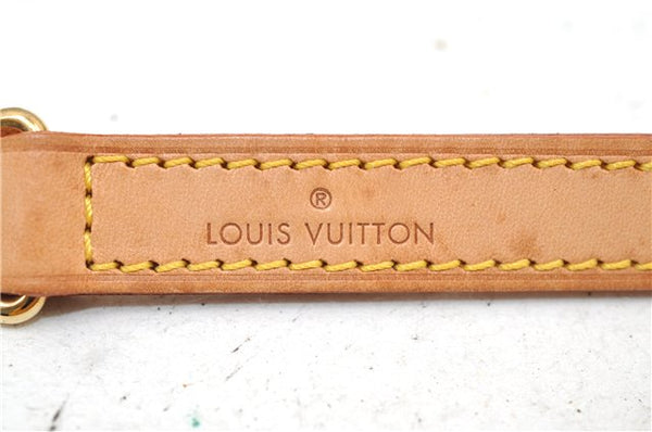Authentic Louis Vuitton Leather Shoulder Strap Beige 38.2" LV 5110E