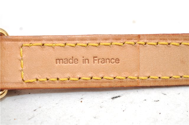 Authentic Louis Vuitton Leather Shoulder Strap Beige 38.2