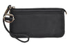 Authentic GUCCI Guccissima Horsebit Clutch Bag GG Leather 240627 Black 5110I
