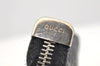 Authentic GUCCI Guccissima Horsebit Clutch Bag GG Leather 240627 Black 5110I