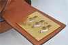 Authentic CELINE Macadam Blason Pattern Hand Bag Purse PVC Leather Brown 5111C