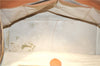 Authentic CELINE Macadam Blason Pattern Hand Bag Purse PVC Leather Brown 5111C