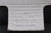 Authentic GUCCI Hysteria Crest Hand Tote Bag Leather 197021 White 5111D