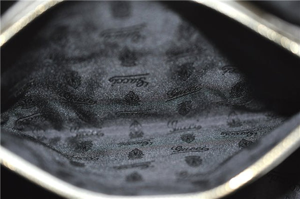 Authentic GUCCI Hysteria Crest Hand Tote Bag Leather 197021 White 5111D