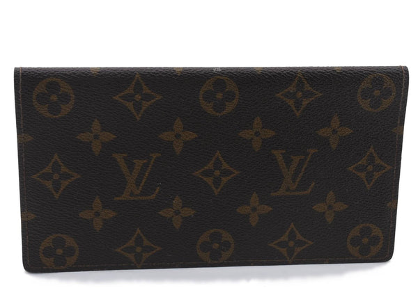 Auth LOUIS VUITTON Monogram Porte Chequier Double Long Wallet M62223 LV 5112C