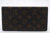 Auth LOUIS VUITTON Monogram Porte Chequier Double Long Wallet M62223 LV 5112C