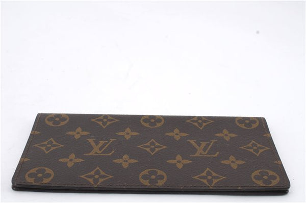 Auth LOUIS VUITTON Monogram Porte Chequier Double Long Wallet M62223 LV 5112C