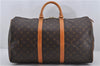 Authentic Louis Vuitton Monogram Keepall 50 Travel Boston Bag M41426 LV 5112E