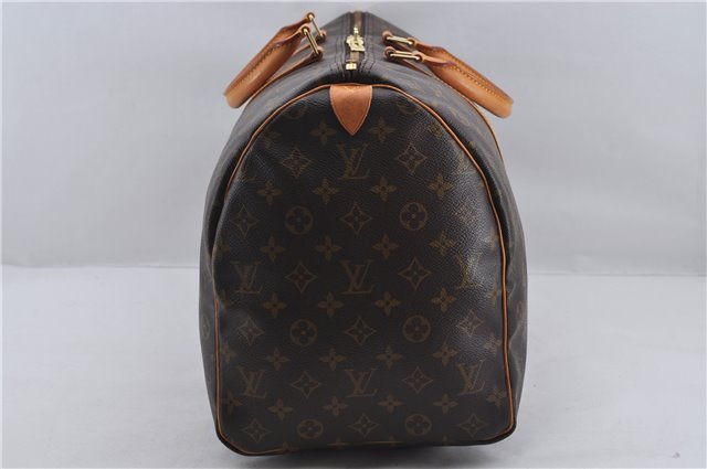 Authentic Louis Vuitton Monogram Keepall 50 Travel Boston Bag M41426 LV 5112E