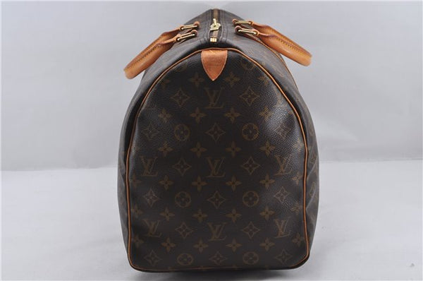 Authentic Louis Vuitton Monogram Keepall 50 Travel Boston Bag M41426 LV 5112E