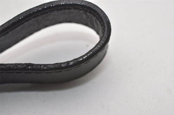 Authentic GUCCI Horsebit Motif Shoulder Crossbody Bag Leather 272396 Black 5114I