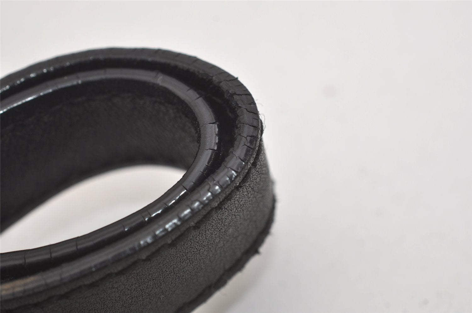 Authentic GUCCI Horsebit Motif Shoulder Crossbody Bag Leather 272396 Black 5114I