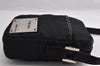 Authentic FENDI Vintage Shoulder Cross Body Bag Purse Nylon Leather Black 5115I