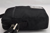 Authentic FENDI Vintage Shoulder Cross Body Bag Purse Nylon Leather Black 5115I